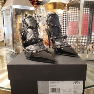 Black Studded Women's Shoes